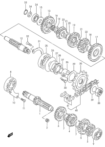 GZ250 Трансмиссия