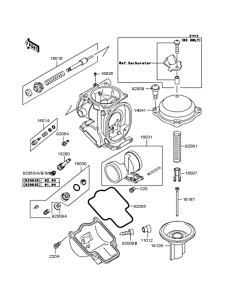 ZX400 Карбюратор в разборе
