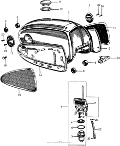 CA175 Ca175 fuel tank