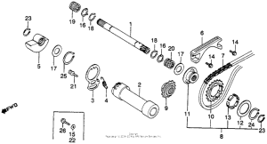 XR250 Валансирный вал