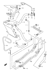AN400 Радиатор hose