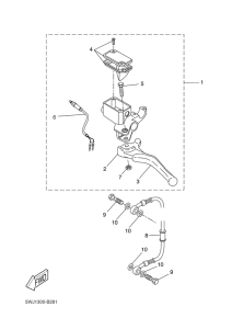 YQ50 Задний торм цилиндр