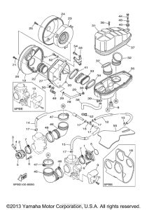 XVS1100R Впускная система