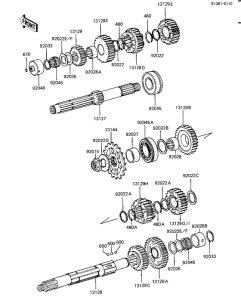 KZ1100 Трансмиссия