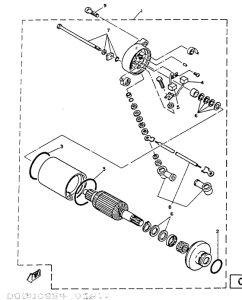 SR125SP Стартер