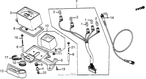 XL350R Спидометр