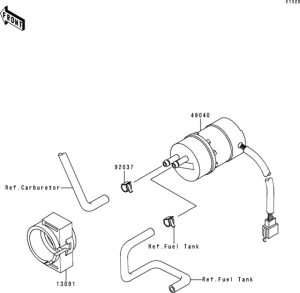 ZG1200 Топливный насос
