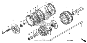 VT1300CT Сцепление