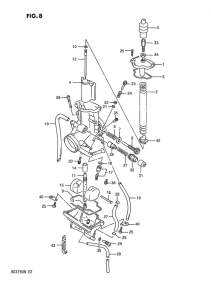 RG125 Carburetor assy