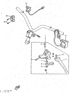 CW50RS Handle switch. lever