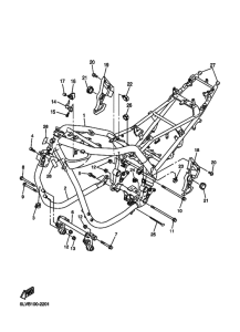 FZS1000 FZS10R Frame comp