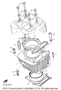 XT600EE Цилиндры