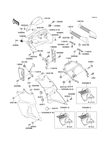 KLE500 Cowling(1 / 2)(kle500-a4)