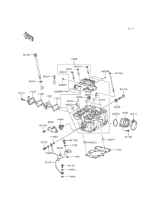 BX250 シリンダヘッド