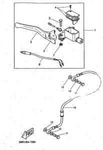 YQ50 Главный тормозной цилиндр