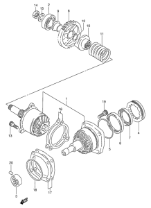 VX800 Secondary drive gear