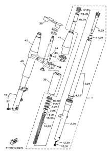 XVS400C ﾌﾛﾝﾄﾌｵｰｸ 2