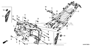 CB500X (ABS) Рама
