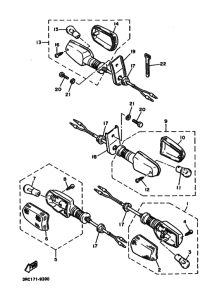 FJ600 FJ600A Проблесковый световой сигнал