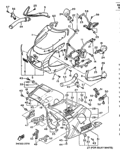 FZR600M (37KW) Motorverkleindung 1
