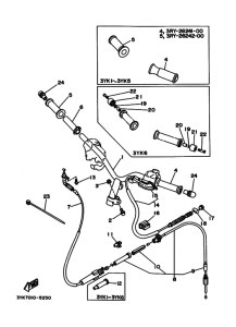 YG50Z ｽﾃｱﾘﾝｸﾞﾊﾝﾄﾞﾙ. ｹｰﾌﾞﾙ