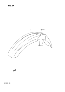 RM125 Переднее крыло