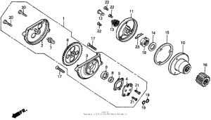 XR200R Масляный насос