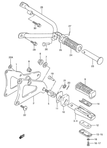 RG80 Подножки