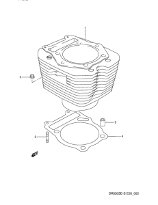DR650 Цилиндр