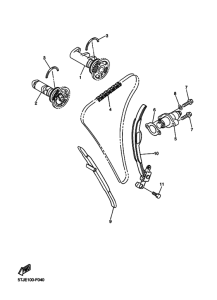 WR450F Распределительный вал & chain