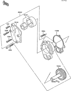ZG1300 Масляный насос