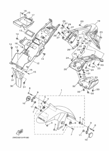 YZF-R3A フエンダ