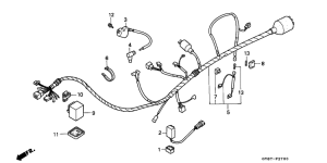 CRM50R Wire harness /  ignition coil