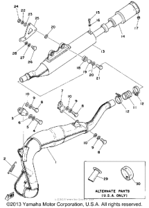 IT250F Выхлопная система
