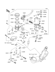 ZX600 Передний тормозной цилиндр