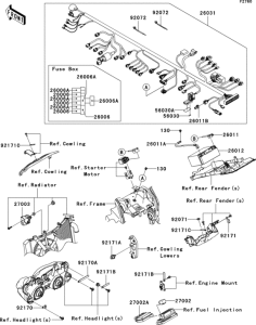 ZX1000 Электрика