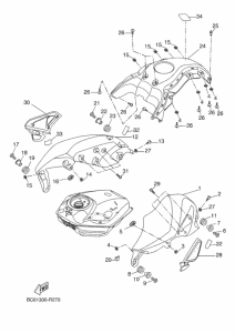 MTT690P-AB Топливный бак