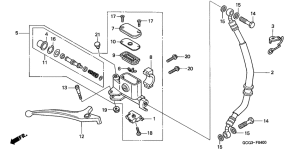 SGX50S Fr. brake master cylinder