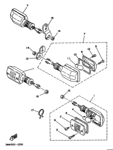 SR125 Поворотники