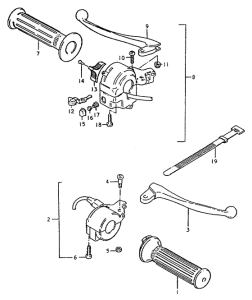 ZR50 Рулевой переключатель