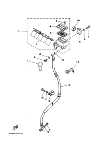 RZ50 Передний тормозной цилиндр