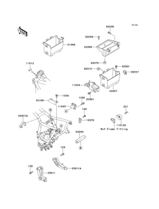 ZG1000 Короб для АКБ