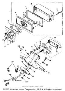 XS650SH Фонарь