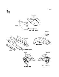 KX125 Наклейки