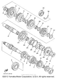 FJ1200BC Трансмиссия