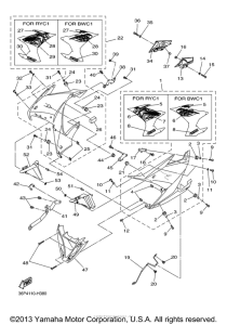 FZ6RYCY Обтекатели