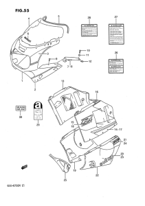 GSX-R750 Cowling body