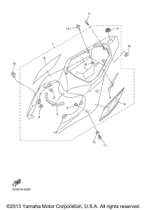 YZF-R6 Боковые обтекатели