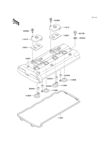 ZR1200 Крышка головки цилиндров