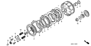 NSR125R Бендикс